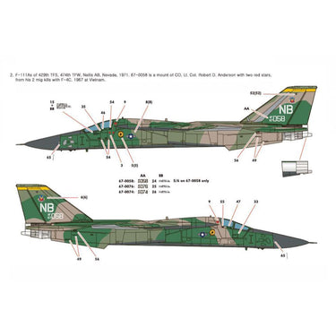Academy 12360 1/48 USAF F-111A Aardvark